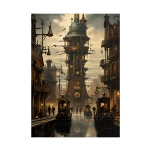 Brass Clockwork Canal City Poster