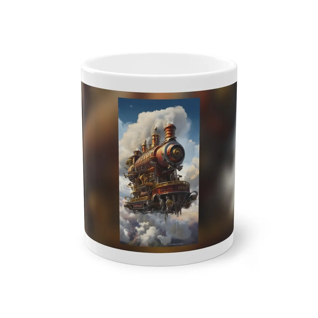 Steampunk Sky-Liner Thrill: Dynamic Race - Mug