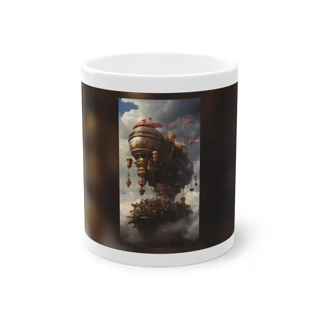 Steampunk Sky-Liner Thriller: 6 Rivals in Epic Race - Mug