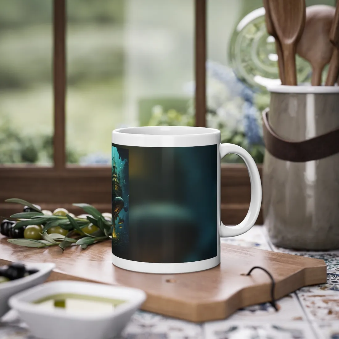 Steampunk Undersea Adventure: A Submersible World - Mug