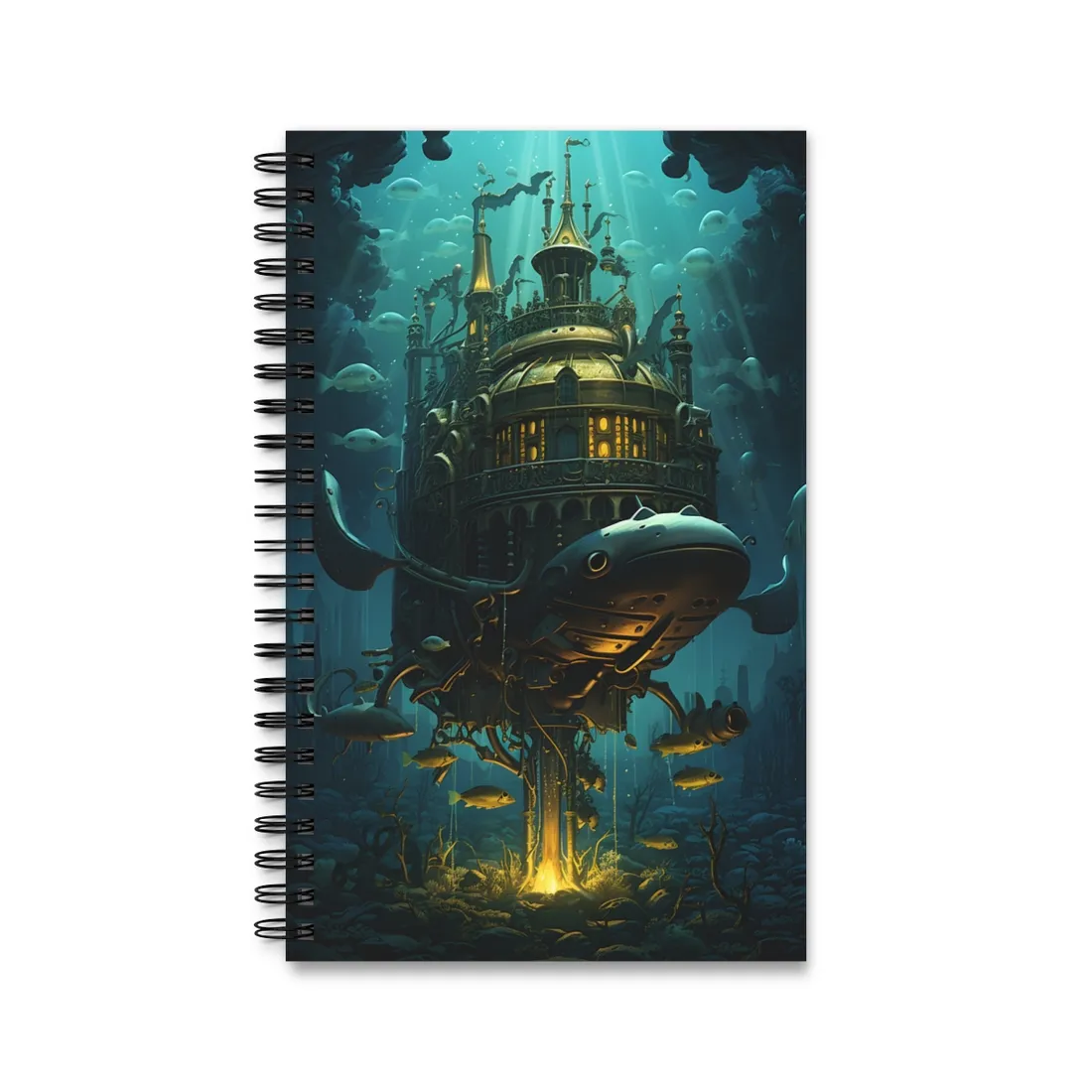 Steampunk Undersea Adventure: A Submersible World - Spiral Notebook