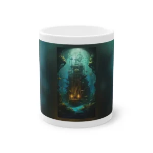 Underwater Steampunk Tower Mug