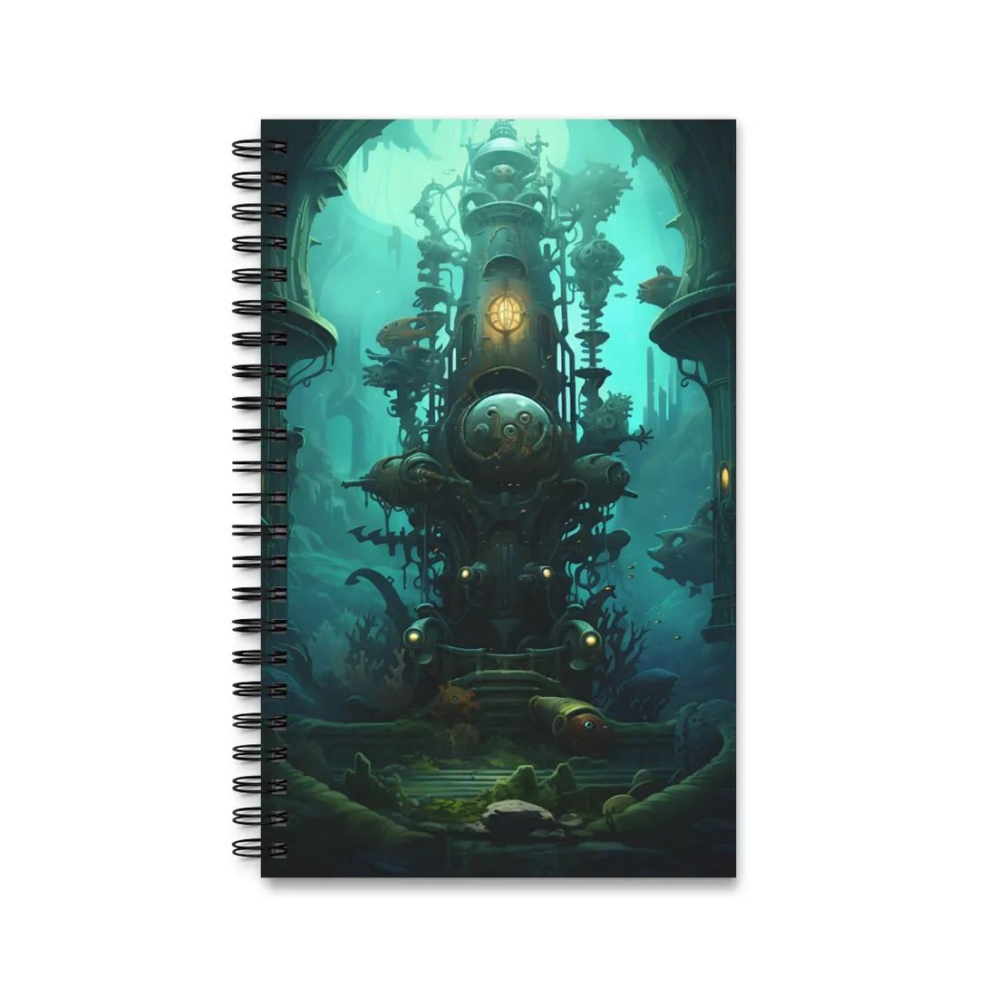 Steampunk Undersea Odyssey: Captain Nemo's Voyage - Spiral Notebook