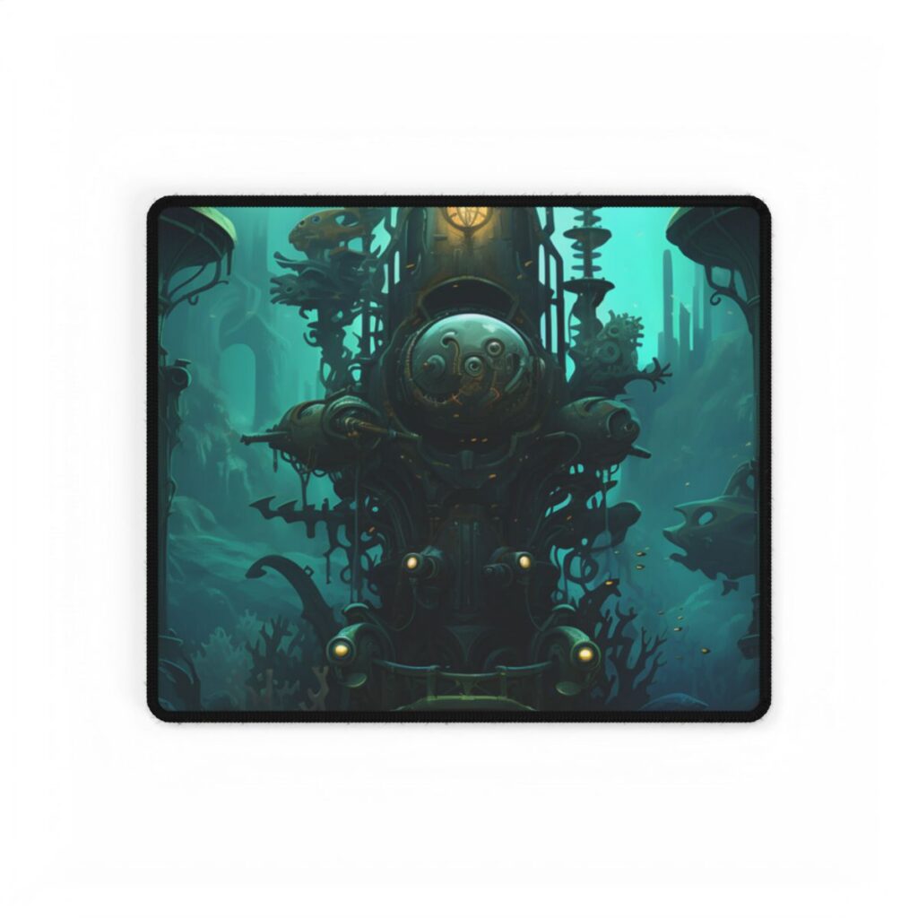 Steampunk Undersea Odyssey: Captain Nemo's Voyage - Desk Mat