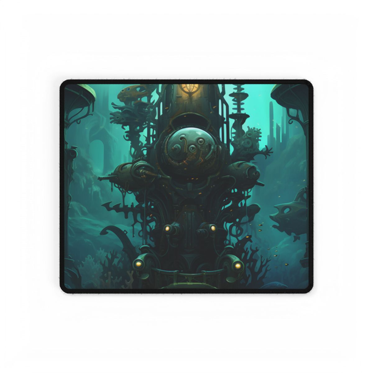 Steampunk Undersea Odyssey: Captain Nemo's Voyage - Desk Mat