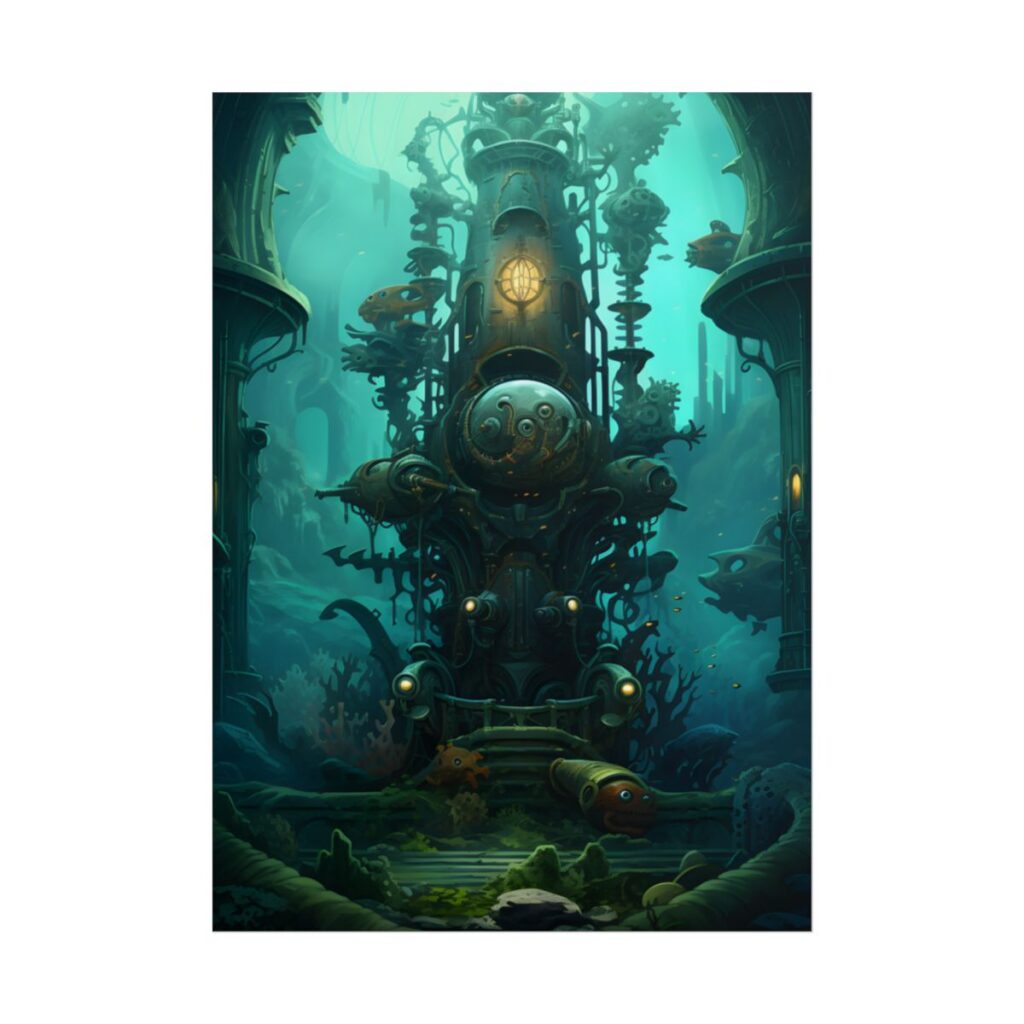 Steampunk Undersea Odyssey: Captain Nemo's Voyage - Poster