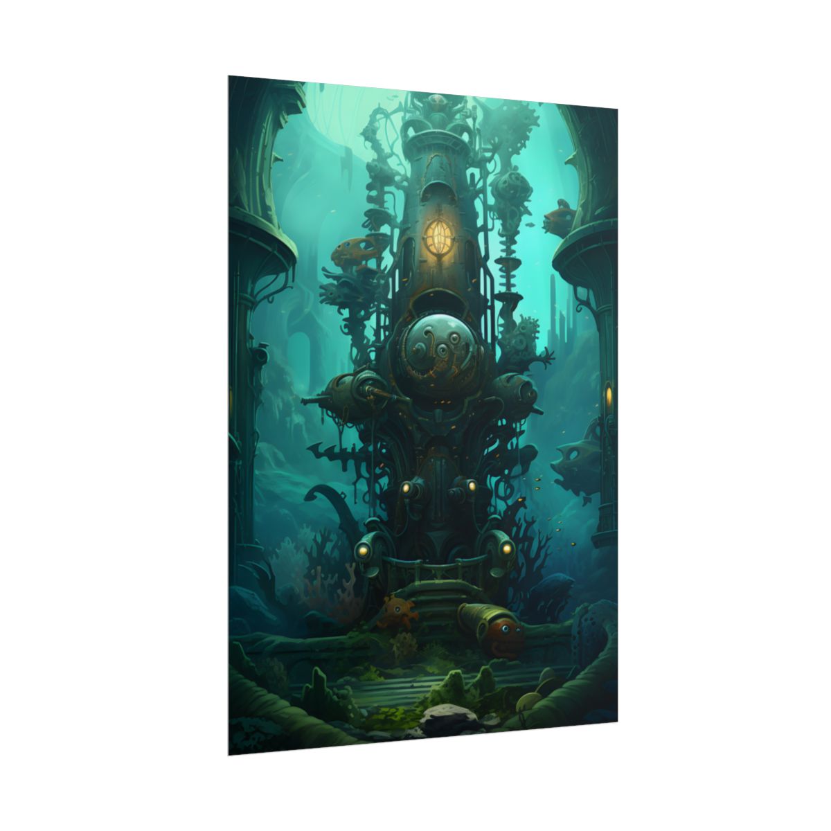 Steampunk Undersea Odyssey: Captain Nemo's Voyage - Poster