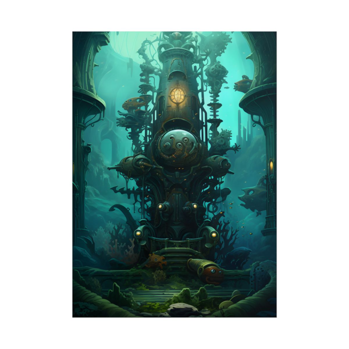 Steampunk Undersea Odyssey: Captain Nemo's Voyage - Poster