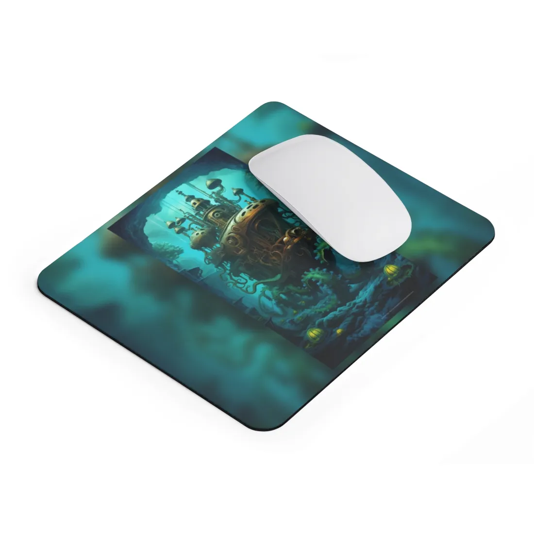 Steampunk Underwater Adventure: Dive into Discovery - Mouse Pad
