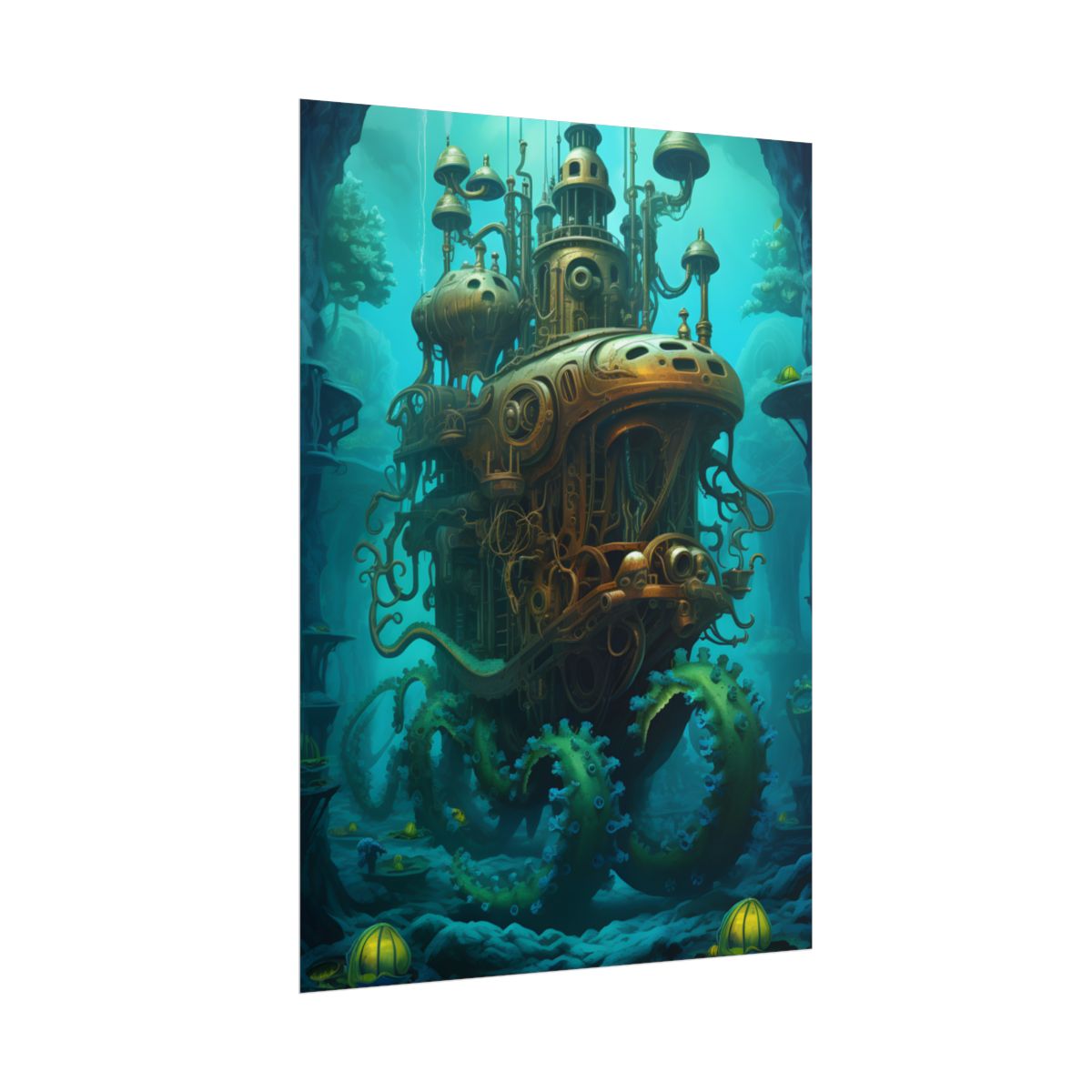Steampunk Underwater Adventure: Dive into Discovery - Poster