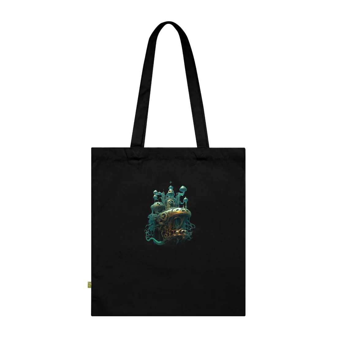 Steampunk Underwater Adventure: Dive into Discovery - Tote Bag (Black)