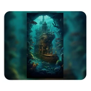 Sunken Ornate Ship Mouse Pad
