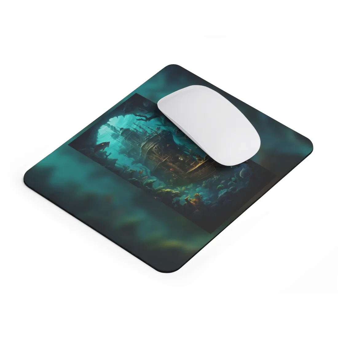 Steampunk Underwater Adventure: Hidden City Awaits - Mouse Pad