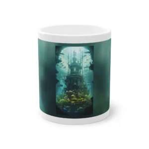 Underwater Tower with Fish Mug