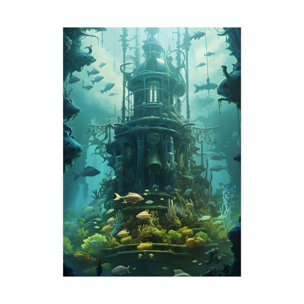 Steampunk Underwater Odyssey: A Submersible Adventure - Poster