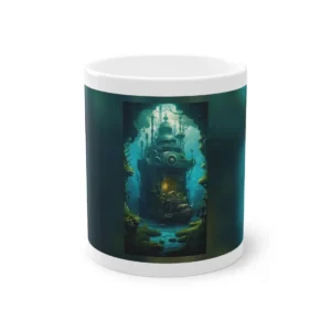 Moss Covered Clockwork Tower Mug