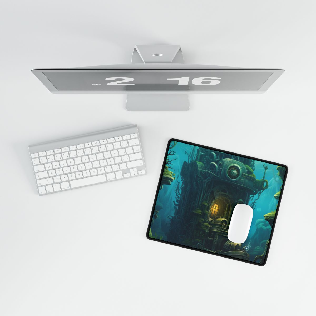 Steampunk Underwater Odyssey: Nautilu's Quest - Desk Mat