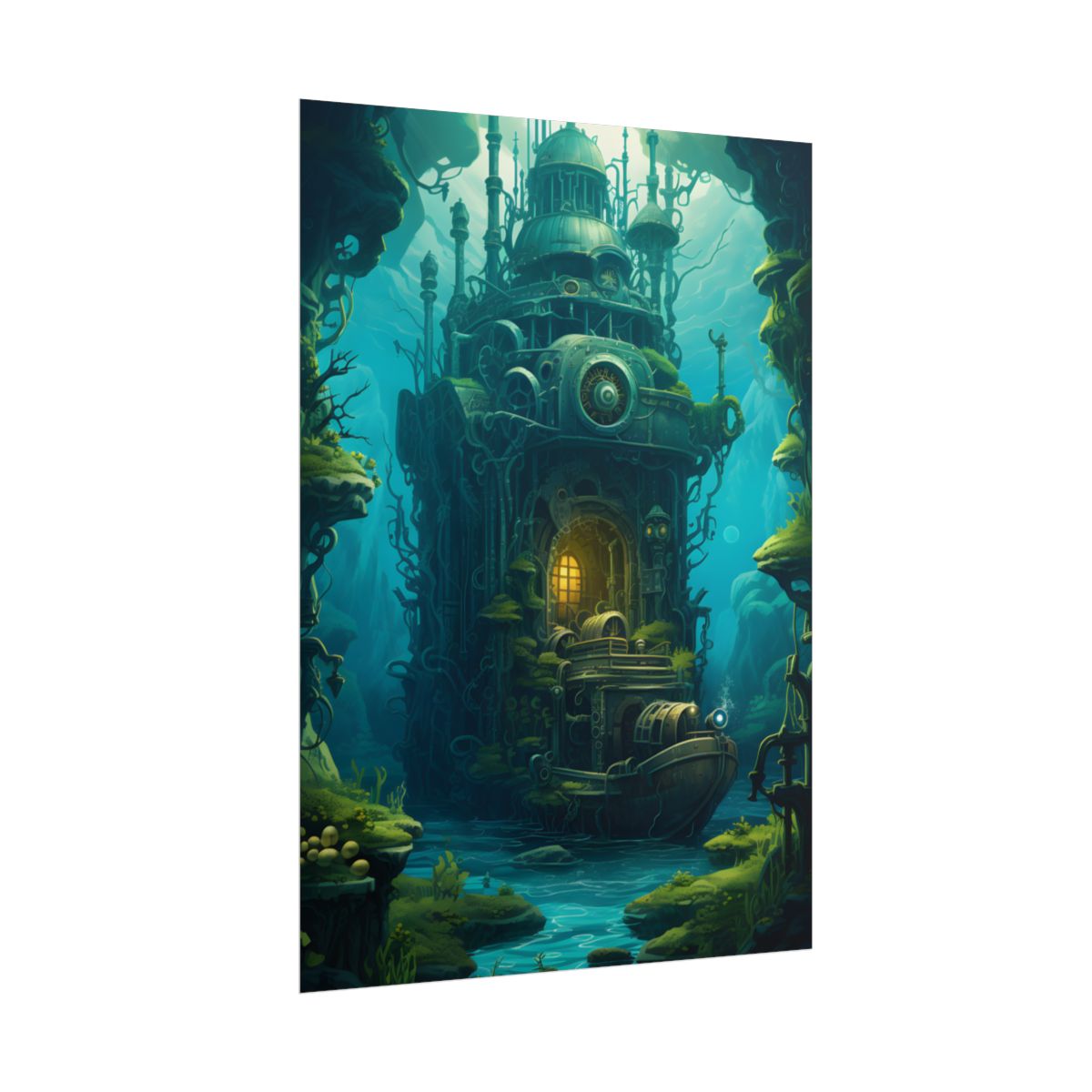 Steampunk Underwater Odyssey: Nautilu's Quest - Poster