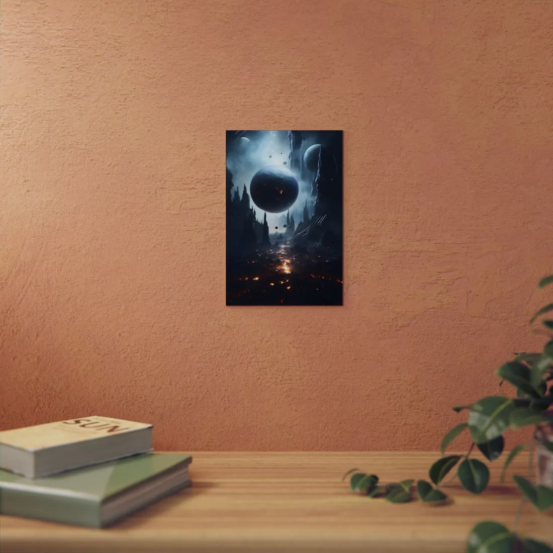 Stellar Encounter: Black Hole Cosmic Mystery - Metal Poster