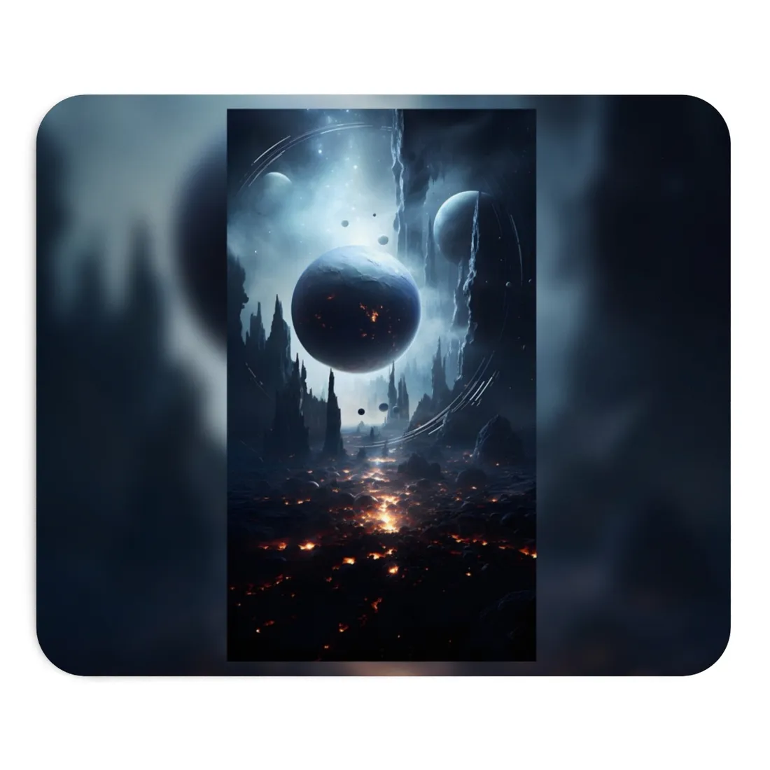 Stellar Encounter: Black Hole Cosmic Mystery - Mouse Pad