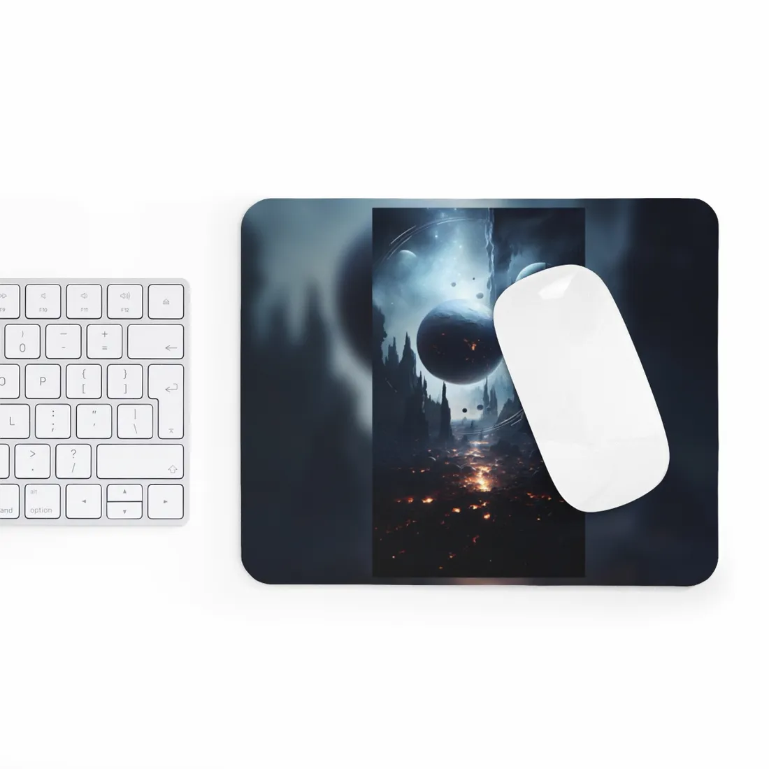Stellar Encounter: Black Hole Cosmic Mystery - Mouse Pad