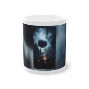 Floating Planet over Lava Field Mug