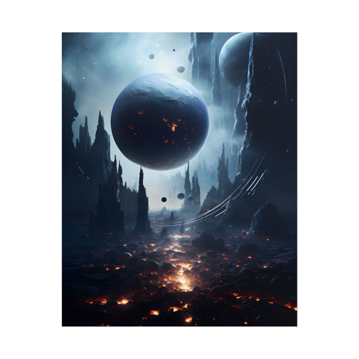 Stellar Encounter: Black Hole Cosmic Mystery - Poster