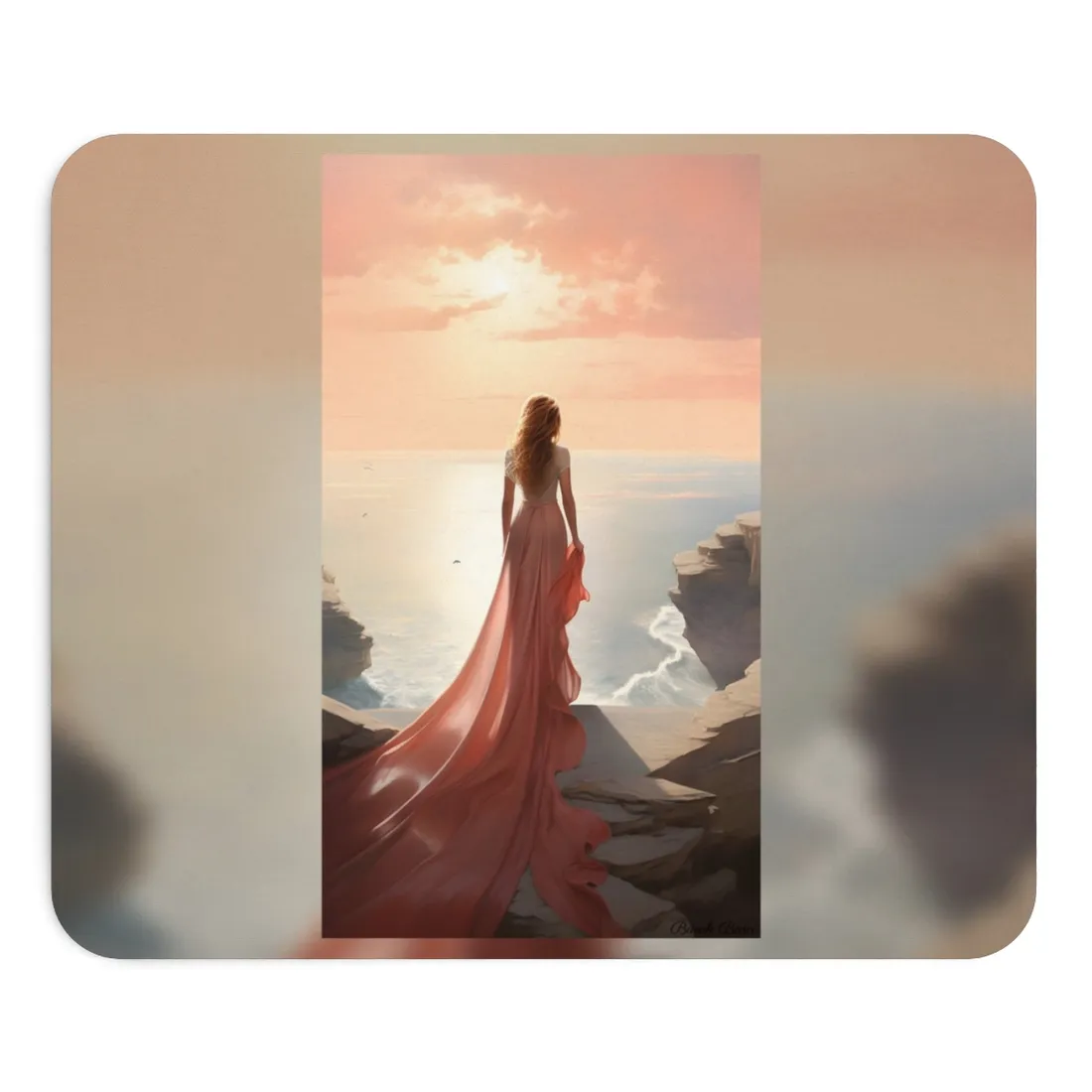 Studio Reflections: Moody Indoor Landscape - Mouse Pad