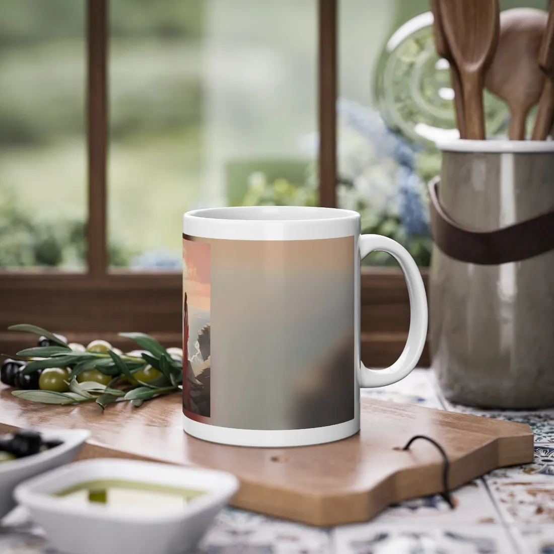 Studio Reflections: Moody Indoor Landscape - Mug