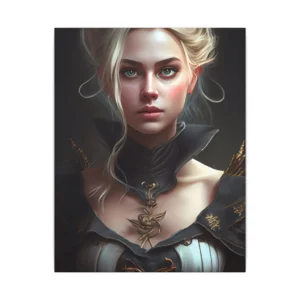 Fantasy Woman Portrait Canvas Print