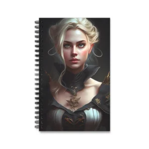 Fantasy Woman Portrait Spiral Notebook