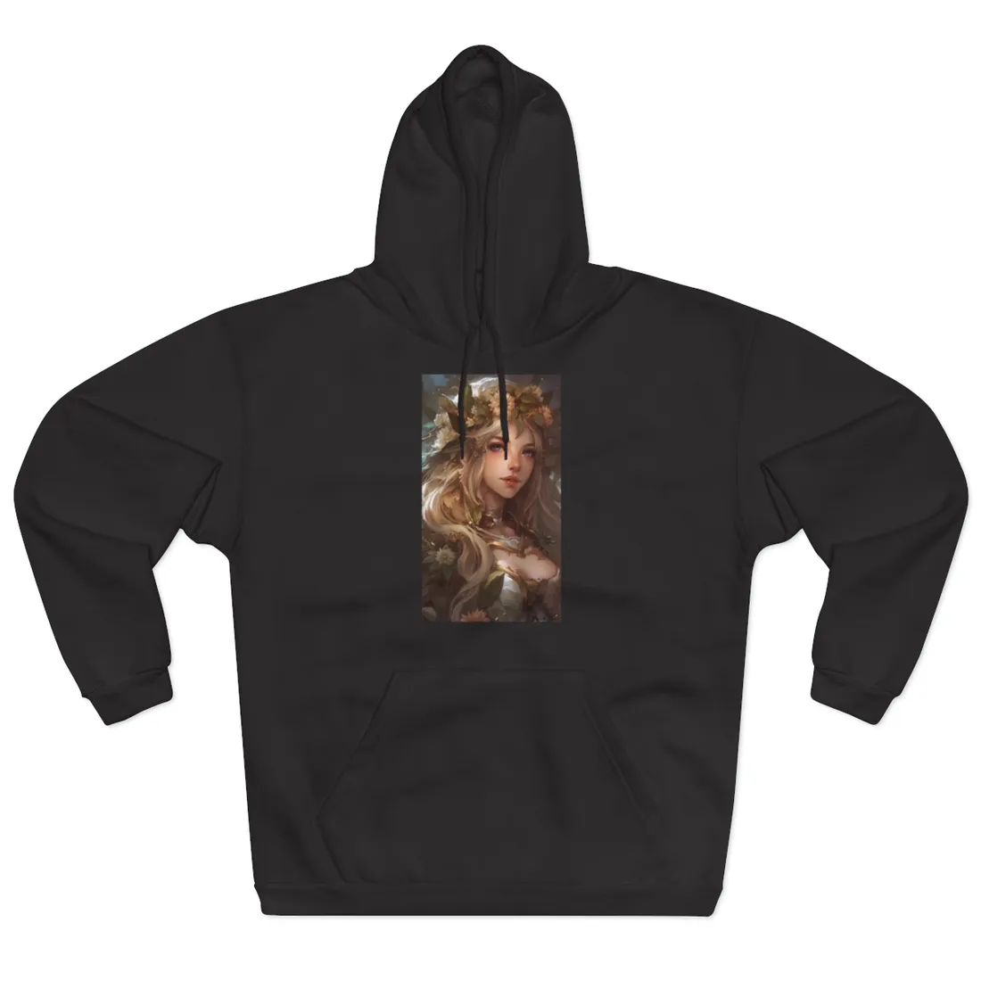 Stunning Blonde Portrait: Natural Outdoor Beauty - Hoodie
