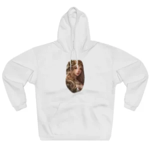 Blonde Woman with Flower Crown Hoodie