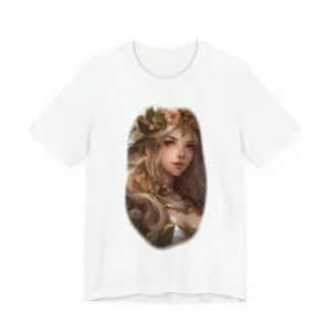 Blonde Woman with Flower Crown T-Shirt