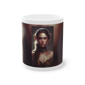 Woman with Freckles Mug