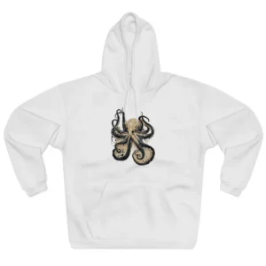 Vintage Octopus Woodblock Hoodie