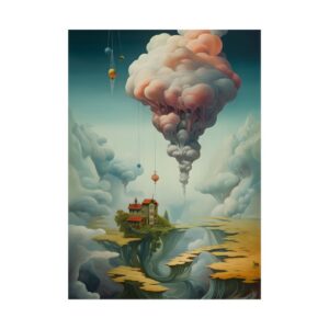 House on Floating Island Poster