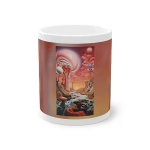 Surreal Pink Landscape Mug