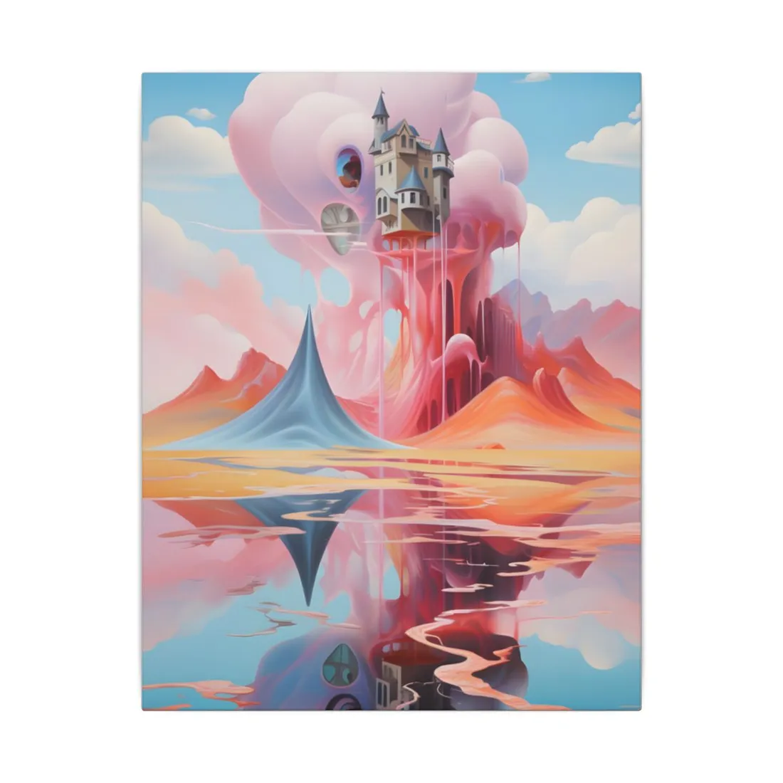 Surreal Dreamscape: Fantastical Landscape Art - Canvas