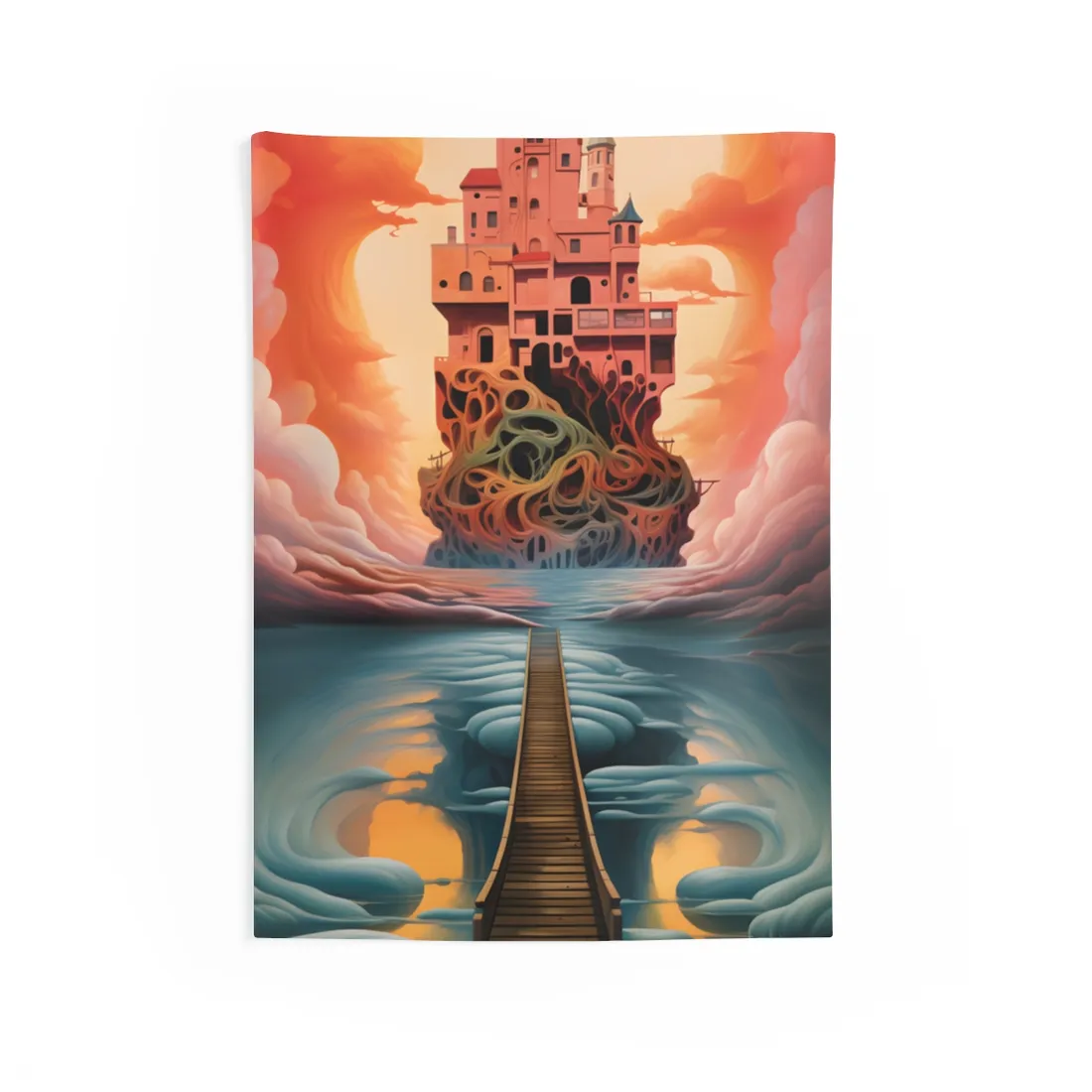 Surreal Dreamscape: Psychedelic - Wall Tapestry