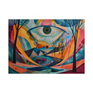 Watchful Eye Landscape Poster