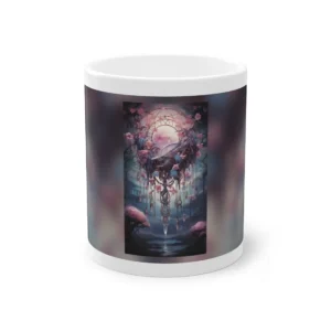 Dreamcatcher with Pink Blossoms Mug
