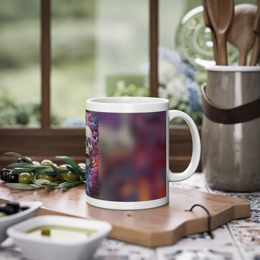 Surreal Landscape: Tears in Reality with 6 Portals and Rifts - Mug