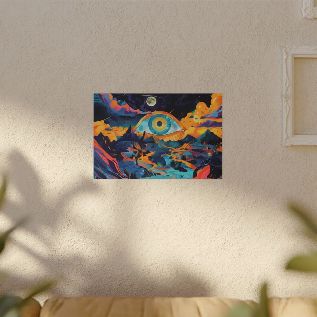 Surreal Landscape with Giant Eye: Mysterious - Canvas