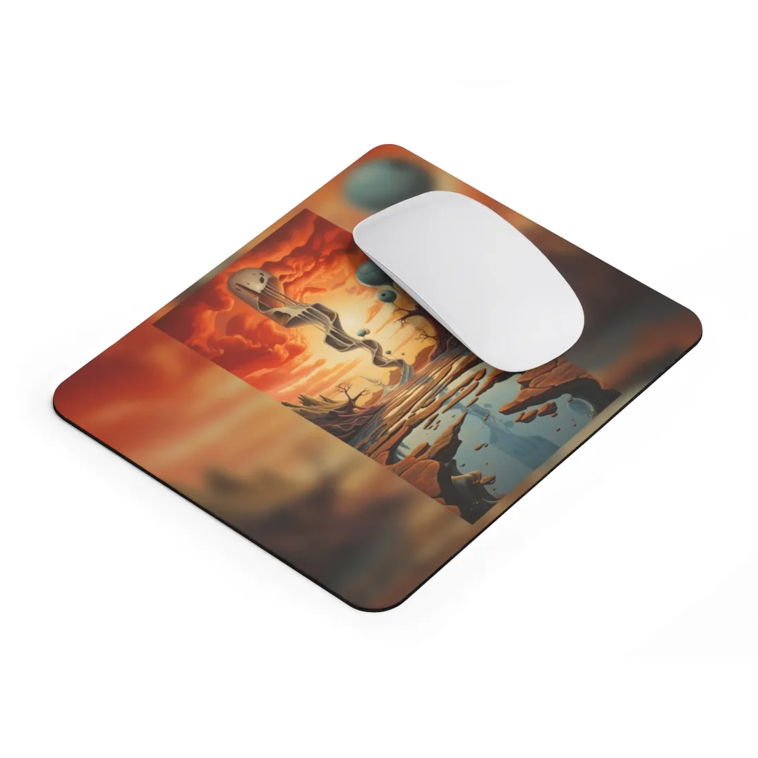 Surreal Psychedelic Dreamscapes: Vibrant - Mouse Pad