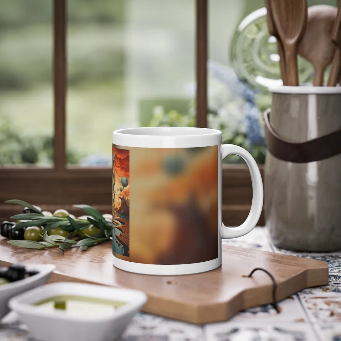 Surreal Psychedelic Dreamscapes: Vibrant - Mug