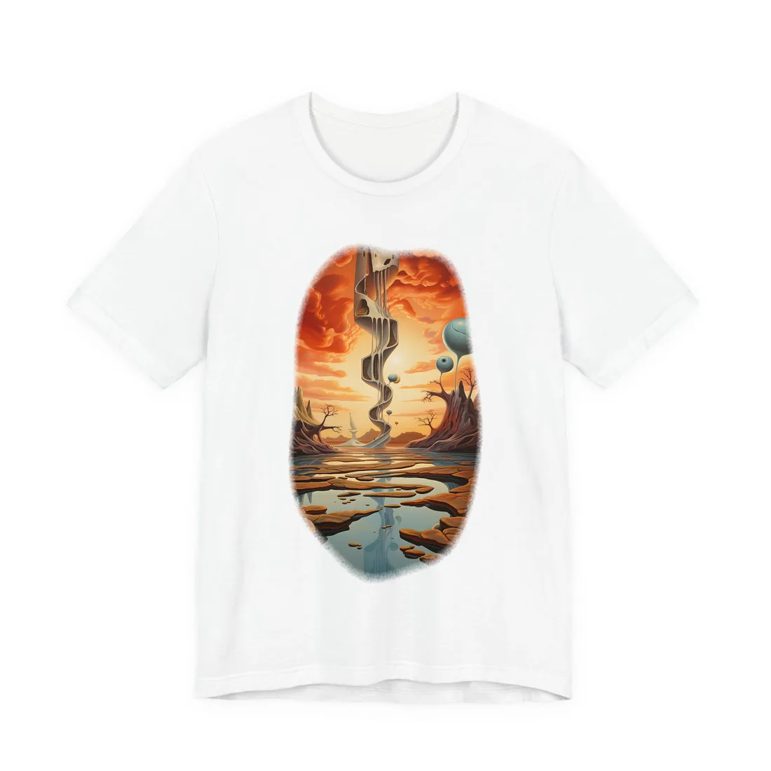 Surreal Psychedelic Dreamscapes: Vibrant - T-Shirt (White)