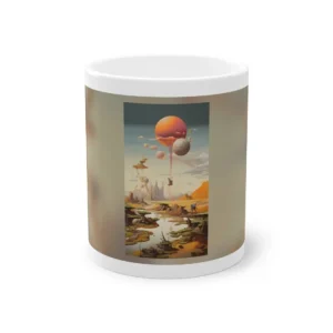 Floating Islands Desert Landscape Mug