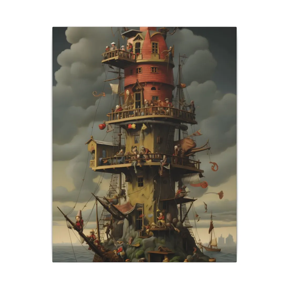 Swashbuckling Time Travelers: A Crew of Pirate Adventurers - Canvas