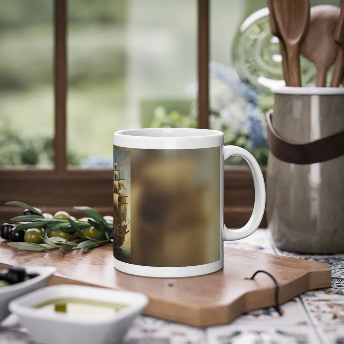 Swashbuckling Time Travelers: A Pirate's Adventure - Mug